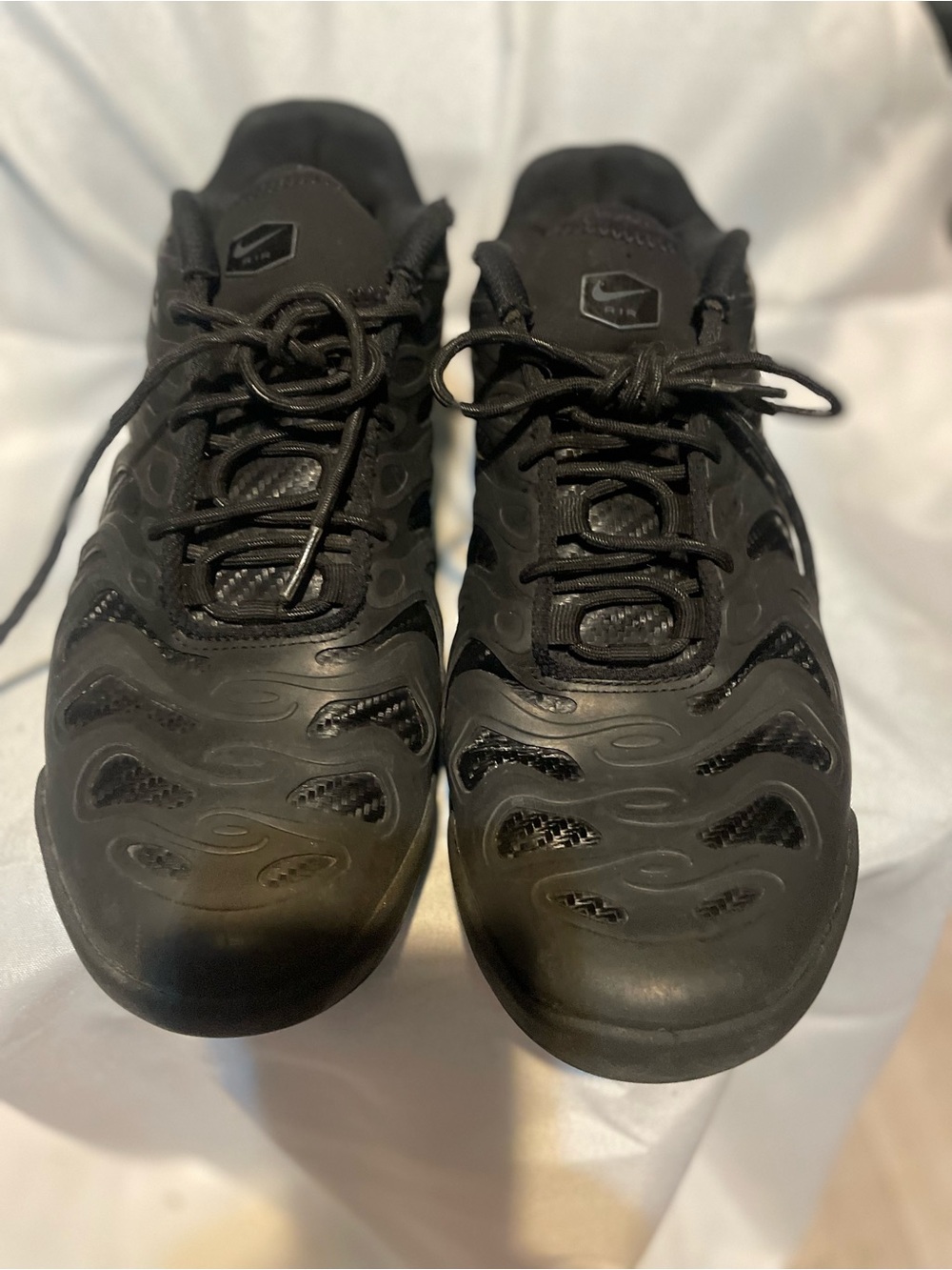 Nike Black Textured Wave-Pattern Sneakers